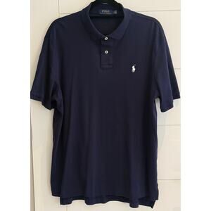 Polo Ralph Lauren Pima Soft Touch Polo Navy Size XL